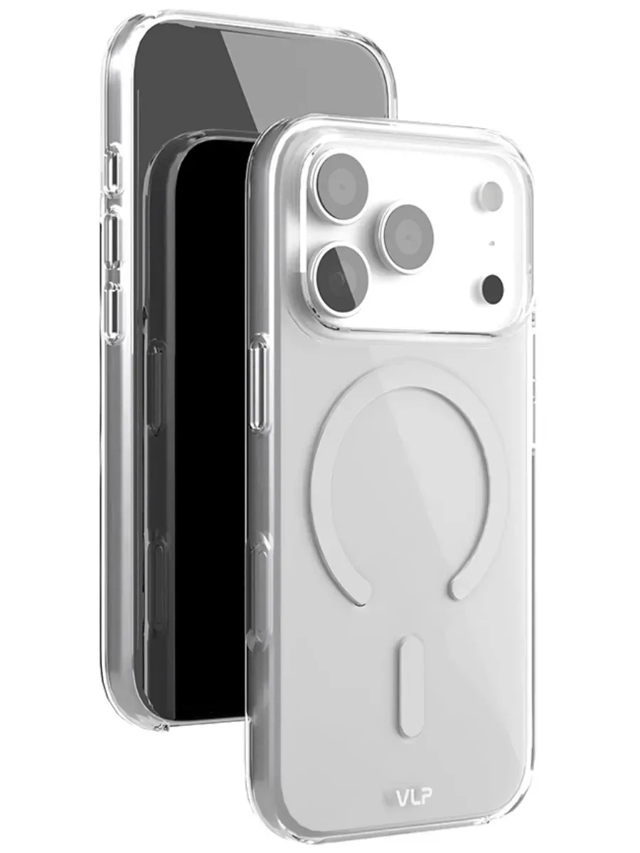 Чехол для iPhone 17 Pro Max VLP Puro Case c MagSafe, прозрачный