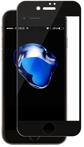Защитное стекло iPhone 7/8 6D Black, картинка 1