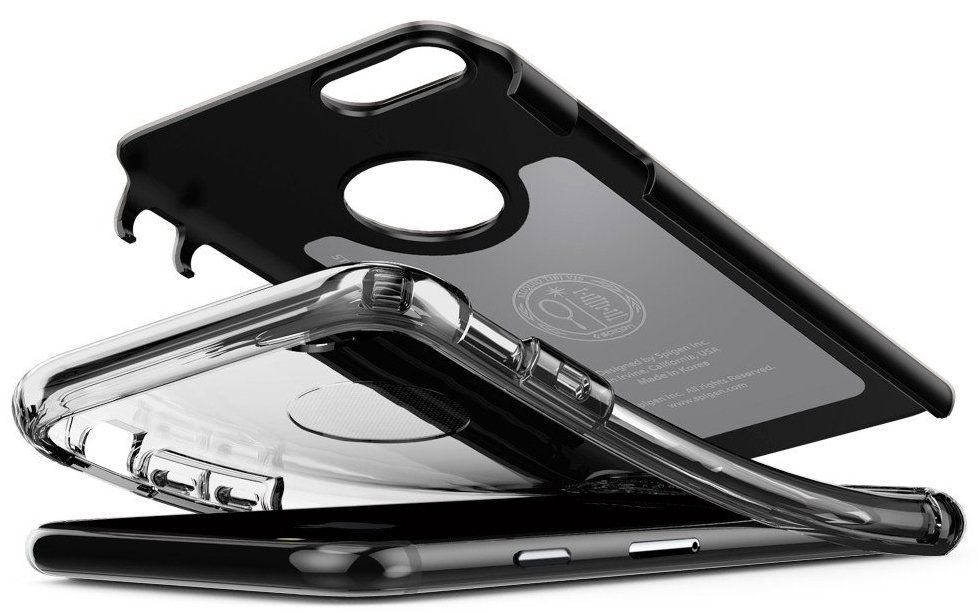 Чехол SGP iPhone 7 Hybrid Armor Black, картинка 4