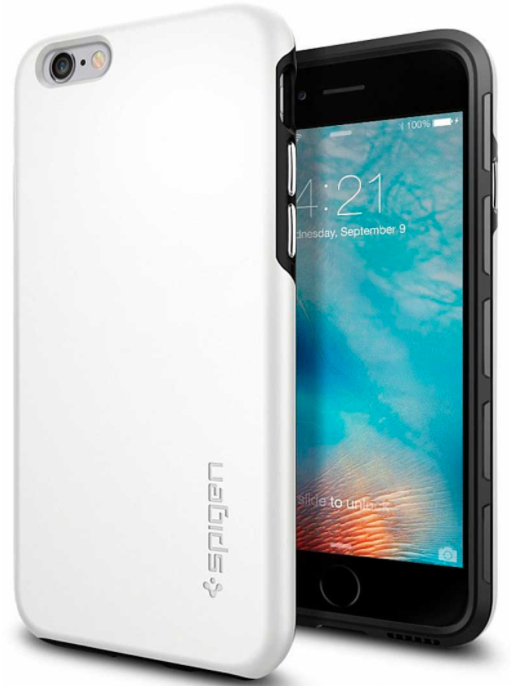 Чехол SGP iPhone 6S Thin Fit Hybrid - White, слайд 2