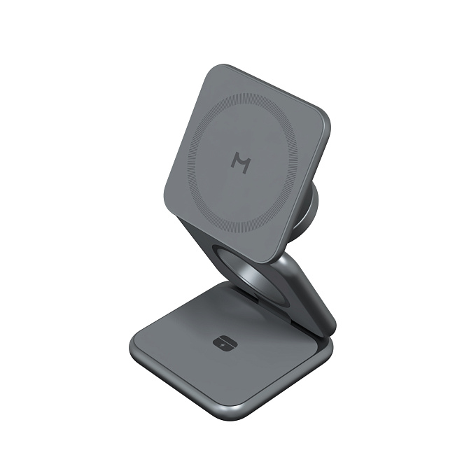 Беспроводное зарядное устройство Magssory 3in1 Fold Pro для Apple, Midnight, картинка 3