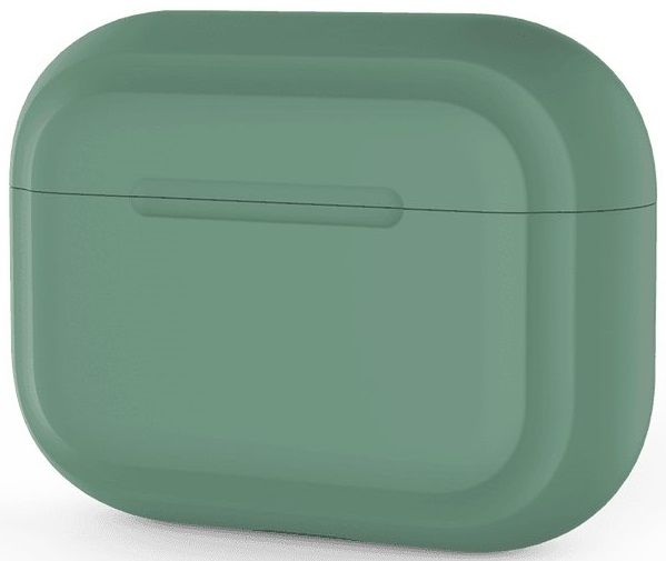 Силиконовый чехол Deppa для Air Pods Pro тёмно-зелёный, картинка 3
