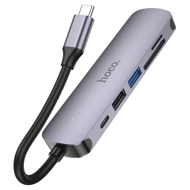 Хаб hoco HB28 6 in 1 для MacBook Pro/Air