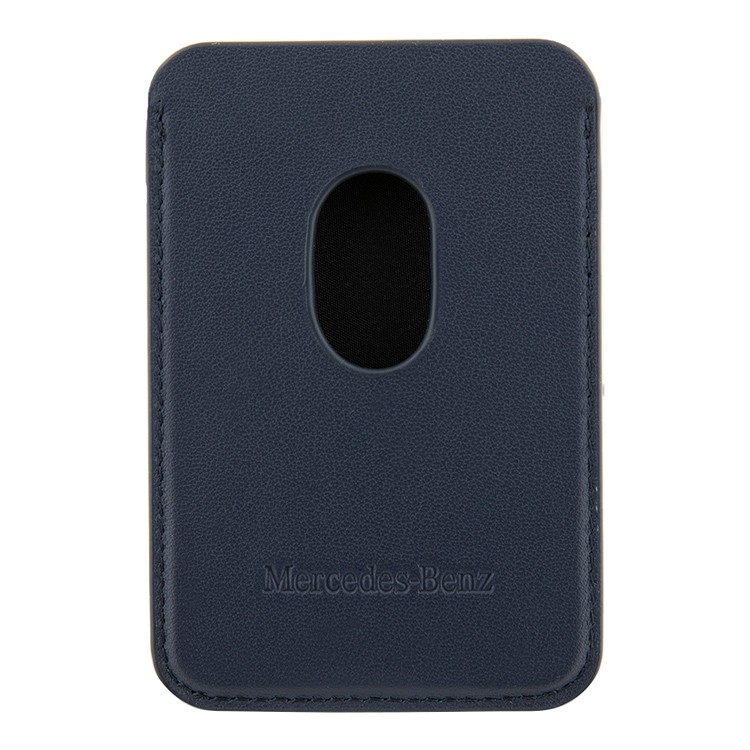 Чехол-бумажник Mercedes Leather Wallet c MagSafe для iPhone, Blue, картинка 2