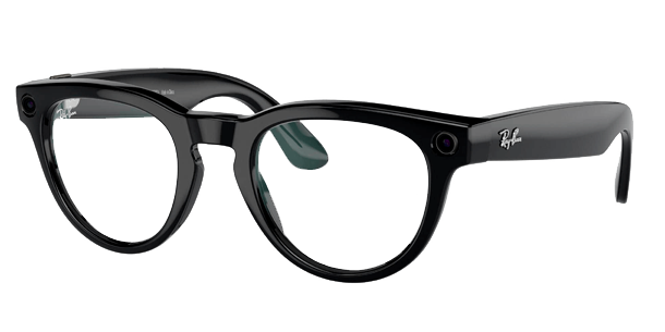 Умные очки RayBan Meta Headliner RW4009 Shiny Black/Clear, картинка 2