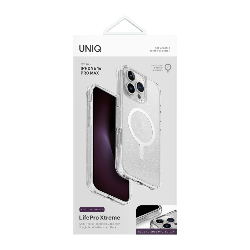Чехол для iPhone 16 Pro UNIQ LifePro Xtreme Magnets Lucent, картинка 3