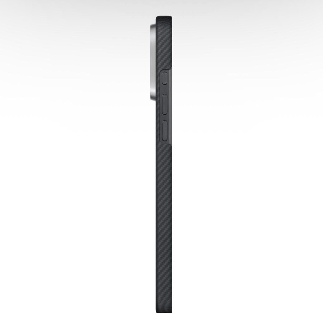 Чехол PITAKKA для iPhone 16 Pro Black/Grey Ultra-Slim Case, картинка 6