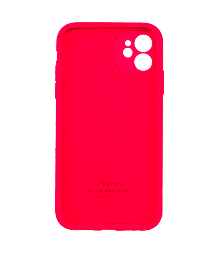 Чехол Apple iPhone 13 Pro Silicone Case ярко-розовый, картинка 3