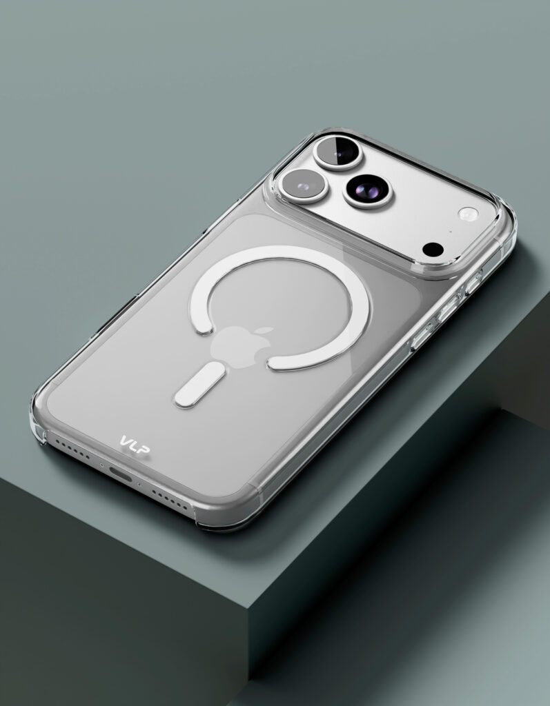 Чехол для iPhone 17 Pro VLP Lite Bloom Case c MagSafe, прозрачный, картинка 4