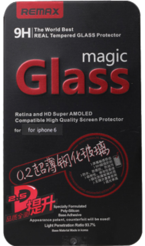 Защитное стекло REMAX Magic Glass iPhone 6 - Black, слайд 1