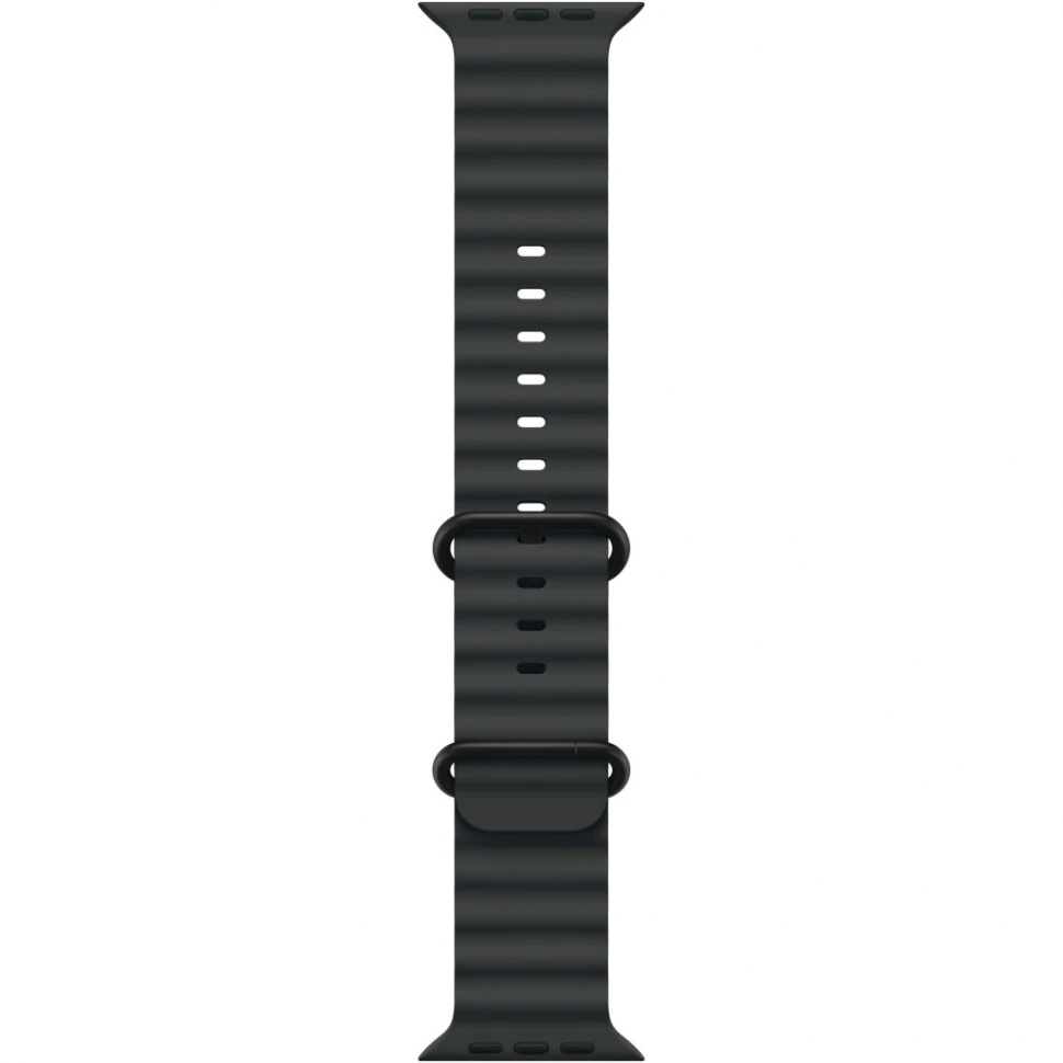 Apple Watch Ultra 3 GPS, 49 мм, черный титан, ремешок Ocean цвета «Black», картинка 3