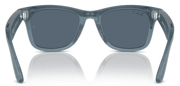 Умные очки RayBan Meta Wayfarer RW4006 Matte Jeans Transparent/Dusty Blue, картинка 3