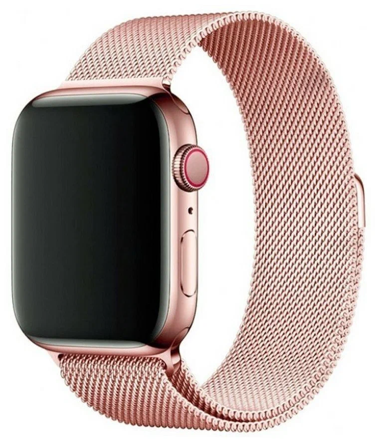 Ремешок для Apple Watch 42/44/45/49mm Миланская петля, розовый