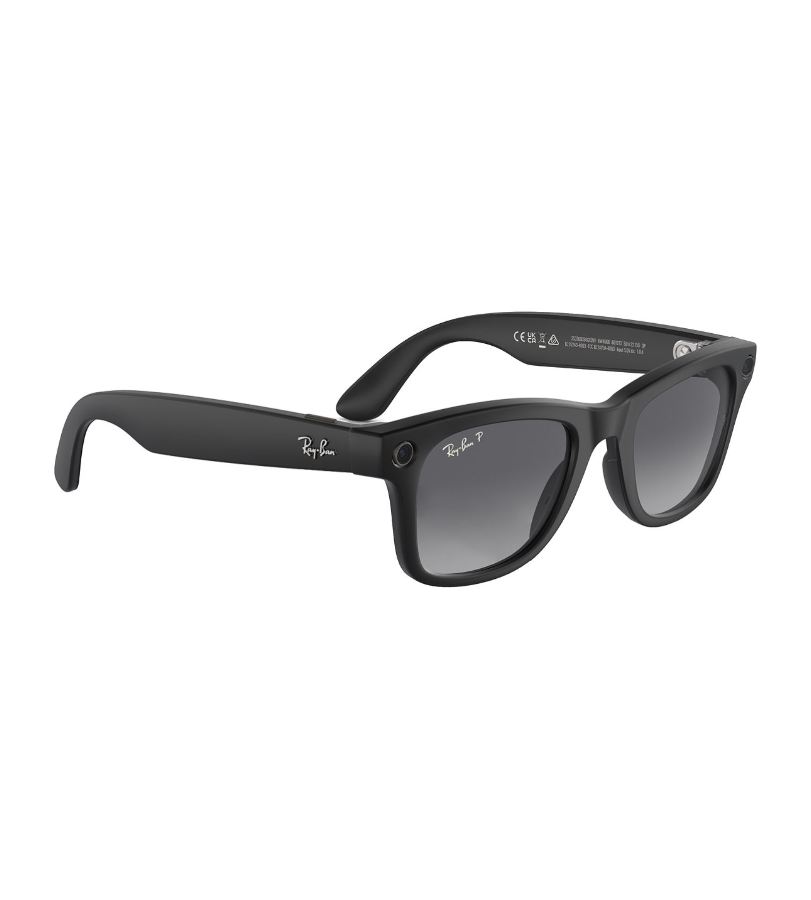 Умные очки RayBan Meta Wayfarer RW4008 Matte Black/Gradient graphite (155 - 53 Size), картинка 6