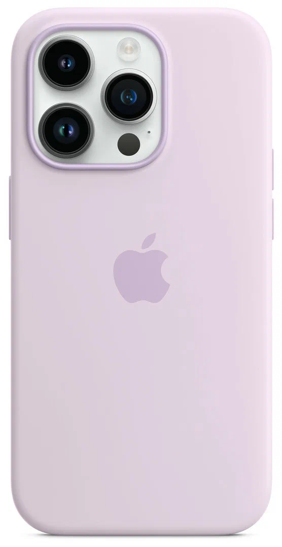 Чехол для iPhone 14 Pro Silicone Case Lilac Original, картинка 2