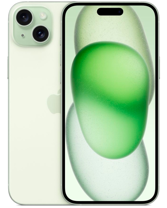 Смартфон Apple iPhone 15 256Gb Green (1 sim + eSIM)