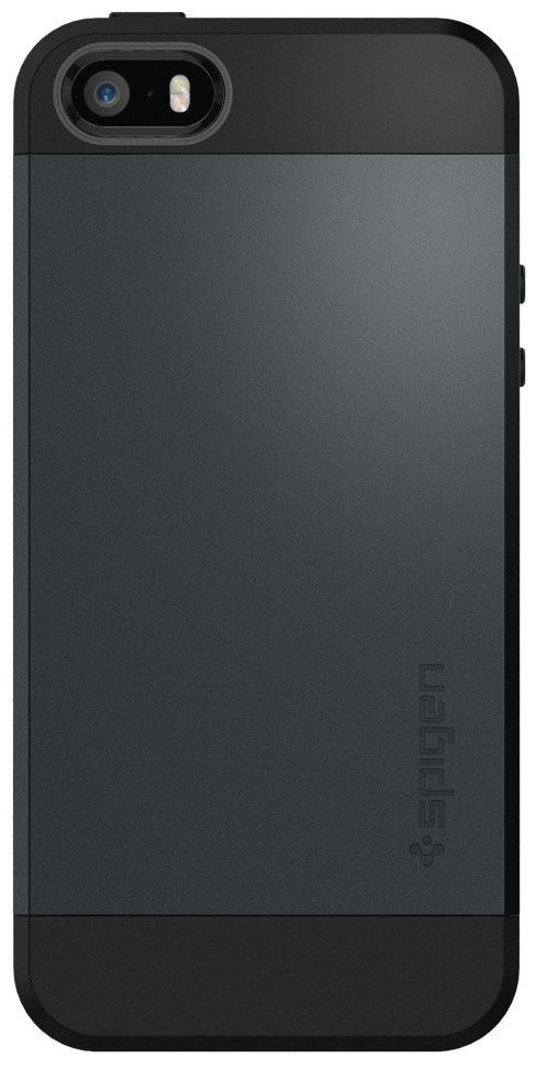 Чехол SGP  iPhone 5S/SE Slim Armor - Metal Slate, слайд 2
