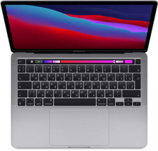 Ноутбук Apple MacBook Pro 13" Touch Bar and Touch ID (Late 2020) MYD92 Space Gray (M1/8Gb/512Gb SSD), слайд 2