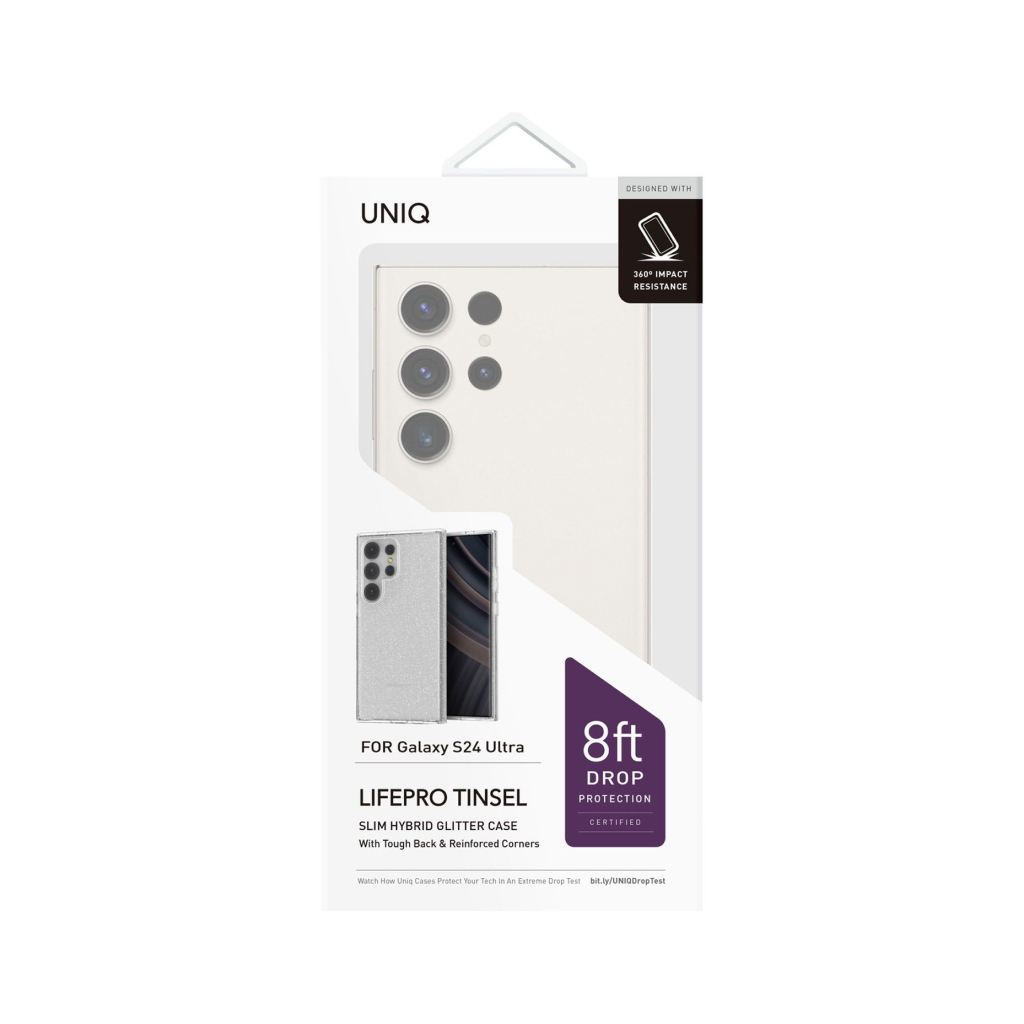 Чехол для Samsung S24 Ultra UNIQ LifePro Tinsel Lucent, картинка 1