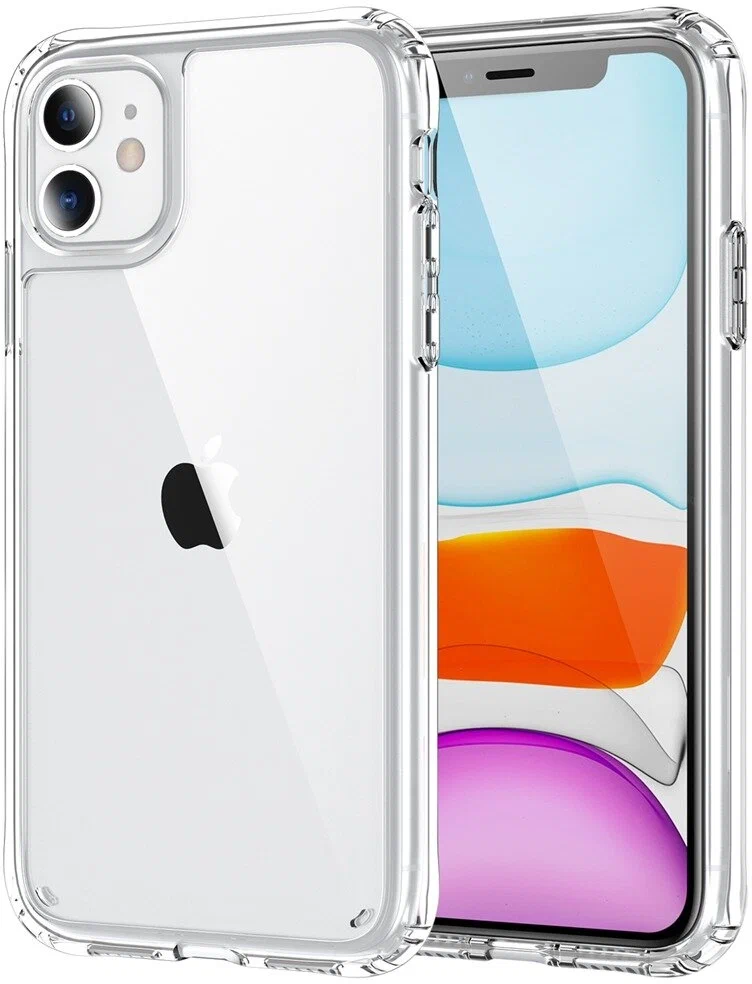 Чехол прозрачный с бортиком для iPhone 11