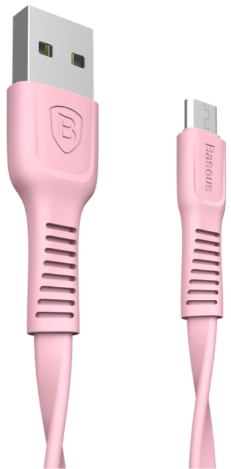 Кабель BASEUS Tough Series Micro USB Cable 1m - Розовый