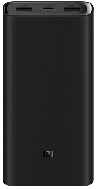 Внешний аккумулятор Xiaomi Power Bank 3 20000mah PD3.0/QC4+ 45W - Black, слайд 1