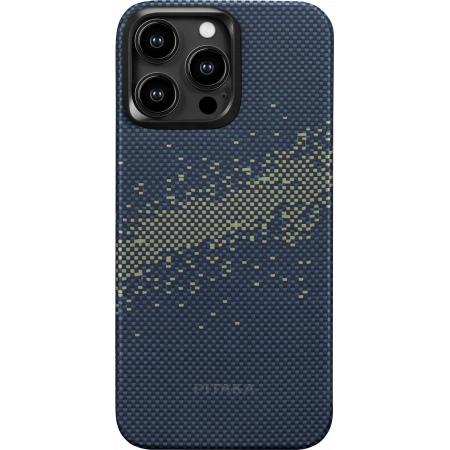Чехол PITAKKA MagEZ Case 4 1500D для iPhone 15 Pro, кевлар, Milky way galaxy