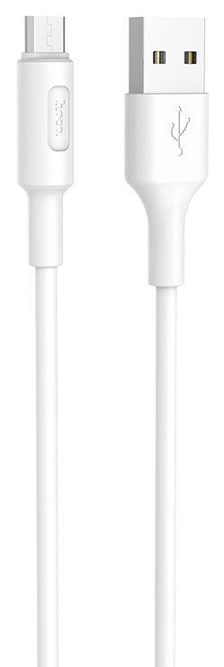 Кабель HOCO X25 Soarer Micro USB Cable 1m - Белый, картинка 1