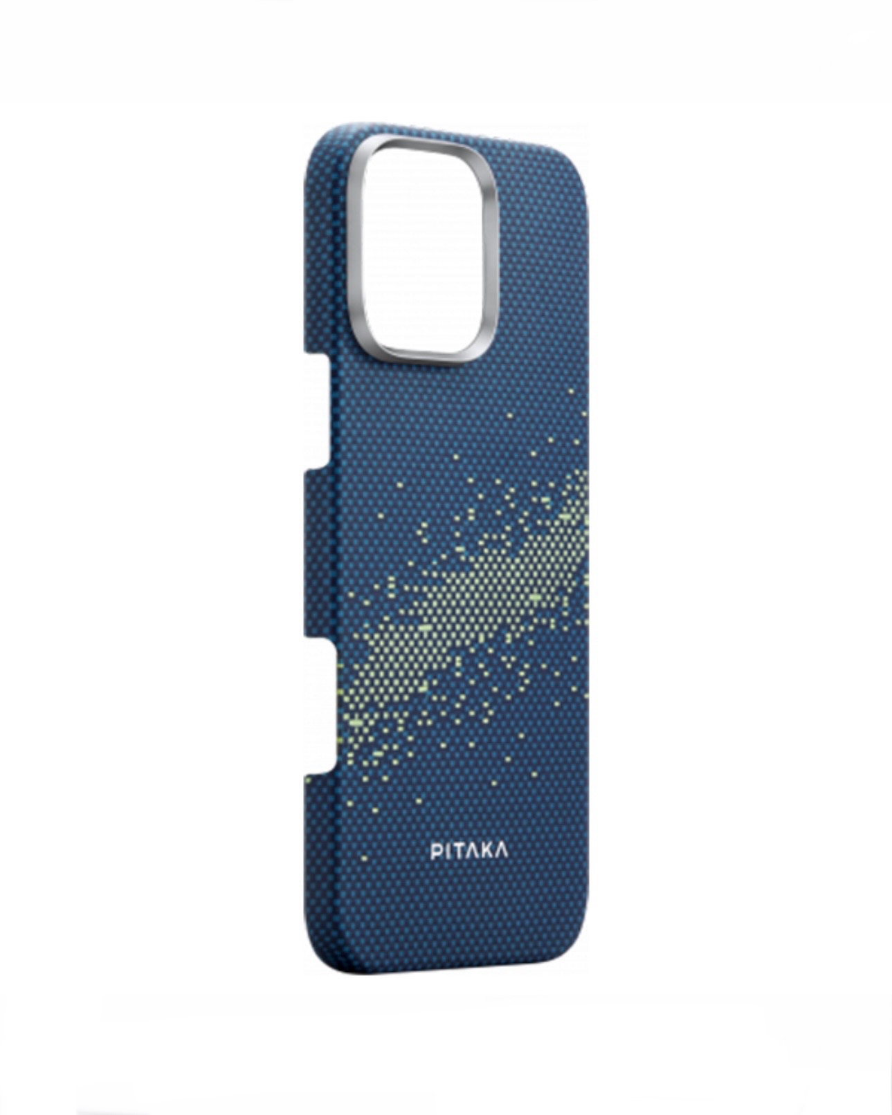 Чехол PITAKKA для iPhone 16 Pro Max StarPeak Tactile Woven case (Milky way galaxy), картинка 4