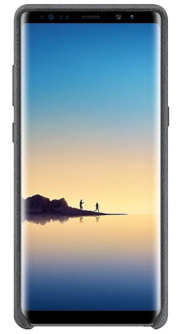 Чехол Samsung Galaxy Note 8 Alcantara - Grey, картинка 3