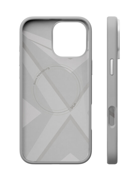 Чехол для iPhone 16 Pro Max VLP Aster Pro Case c MagSafe, серый, картинка 3