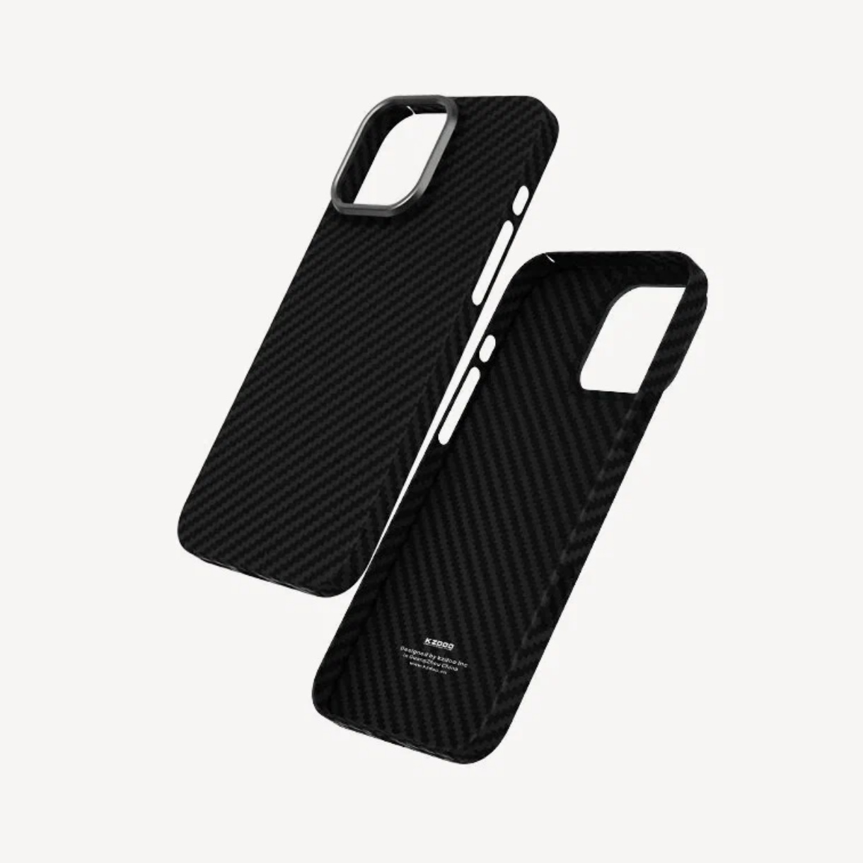 Чехол для iPhone 14 Knit Kevlar черный, картинка 2