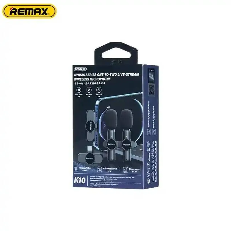 Беспроводной Петличный микрофон Remax K10 Clip Lightning, картинка 2