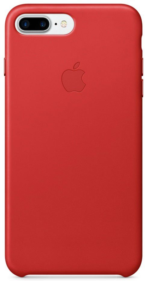 Кожаный чехол Apple iPhone 7 Plus Leather Case RED, слайд 1
