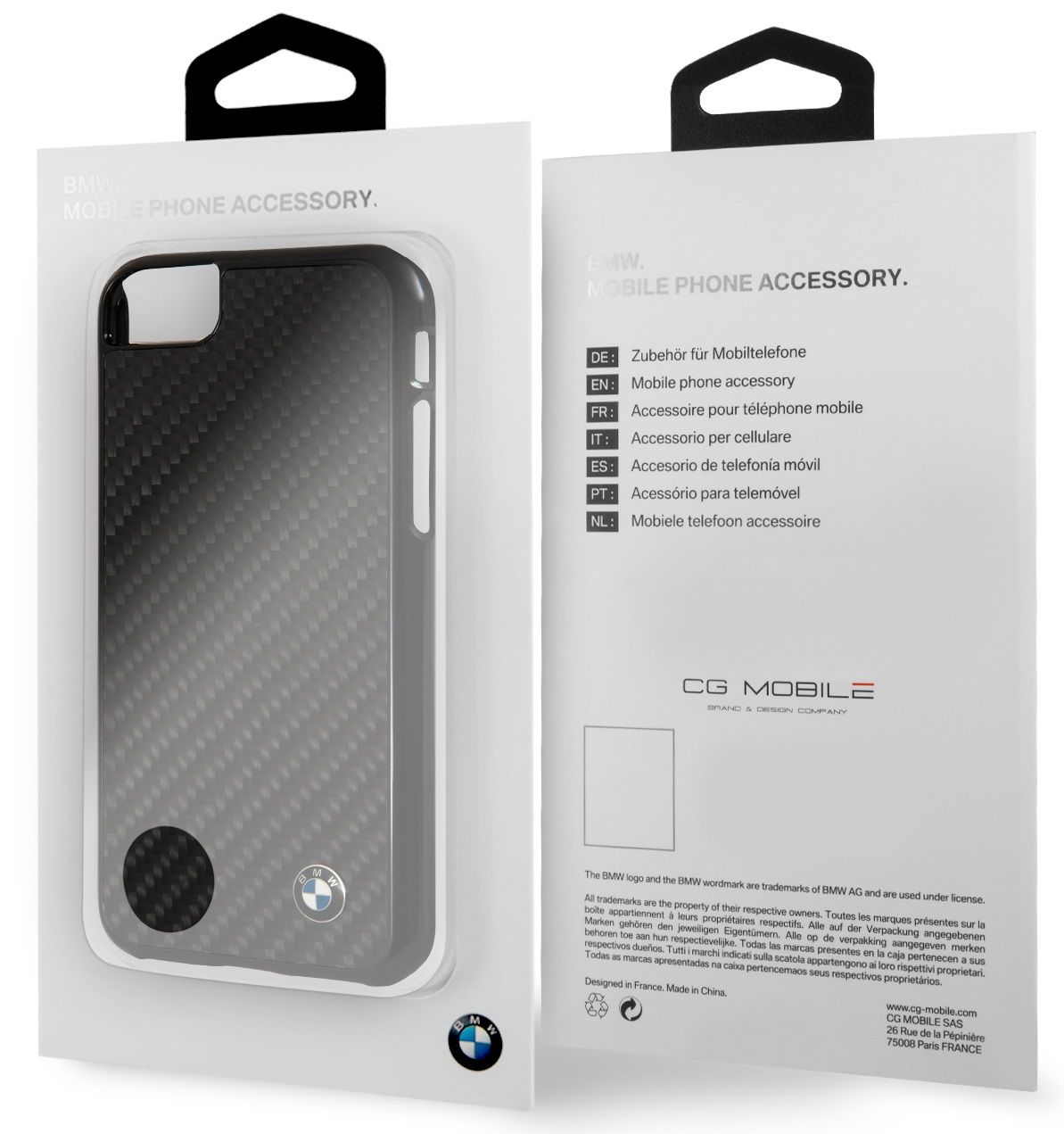 Чехол BMW iPhone 7/8 Signature Real carbon Hard Black, слайд 5