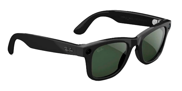 Умные очки RayBan Wayfarer RW4012 (Gen 2) Shiny Black/Clear to Graphite Green Transitions (150 - 50), картинка 3