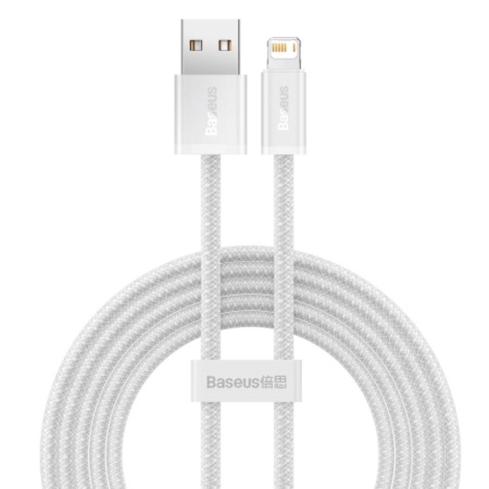 Кабель BASEUS Dynamic Series Fast Charging Data Cable USB to iP 2.4A, white