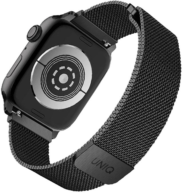 Ремешок из нержавеющей стали Uniq для Apple Watch All series 42/44mm Dante Strap Mesh Steel Graphite, картинка 2