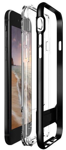 Чехол VERUS Чехол iPhone 7 Crystal Bumper Jet Black, слайд 3