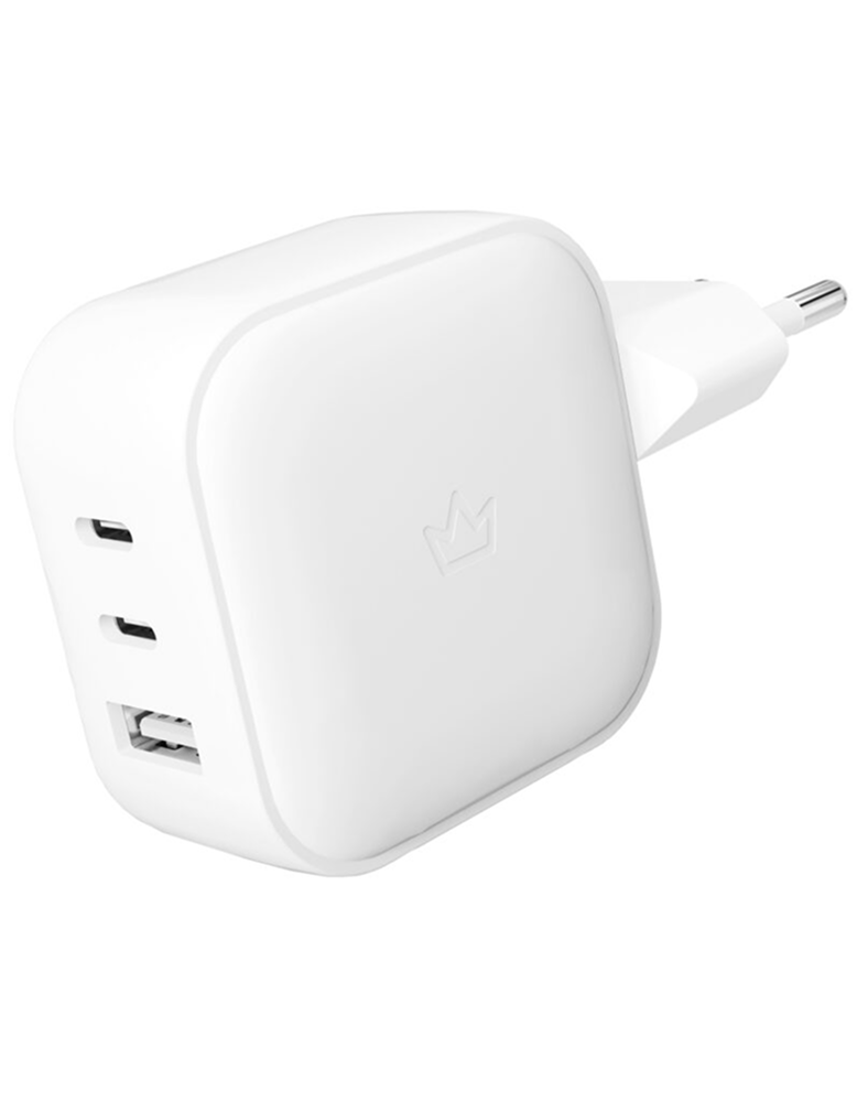 СЗУ VLP G-Charge 65Вт, USB-С+USB-С+USB-A, PD,QC, белый