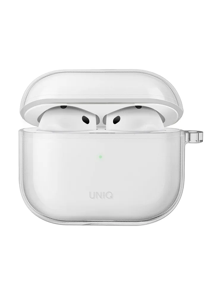 Чехол для AirPods 4 UNIQ Glase Clear, картинка 1