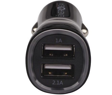 Автомобильное ЗУ EnergEA АЗУ Compact Drive 2 USB 3.1A - Black, картинка 3