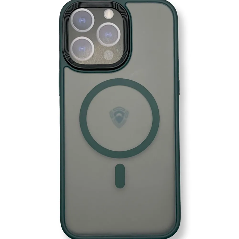Чехол для iPhone 13 Pro DFANS DESIGN MagSafe, зеленый, картинка 2