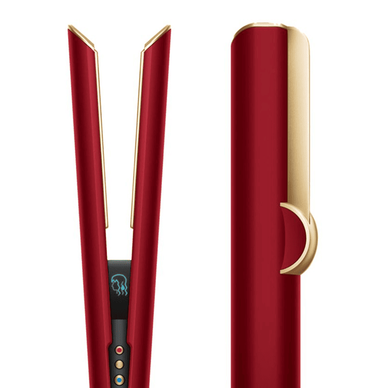 Выпрямитель для волос Dyson Airstrait Straightener HT01 (Red Velvet/Gold) - Подарочный кейс, картинка 5