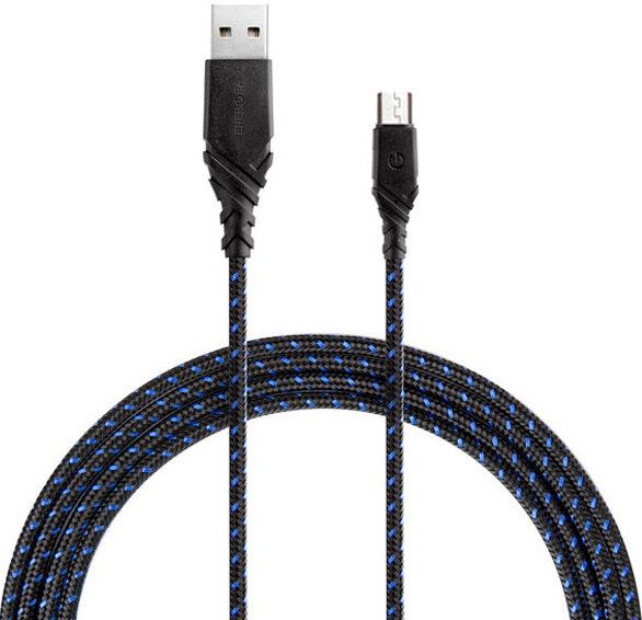 Кабель EnergEA NyloGlitz Micro USB 1.5m  синий, картинка 1