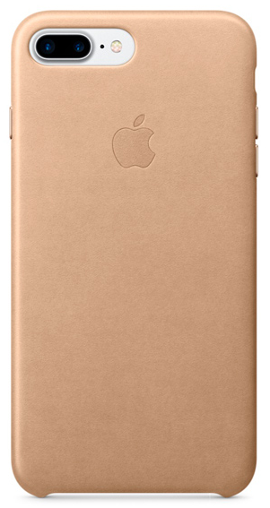 Кожаный чехол Apple iPhone 7 Plus Leather Tan, картинка 1