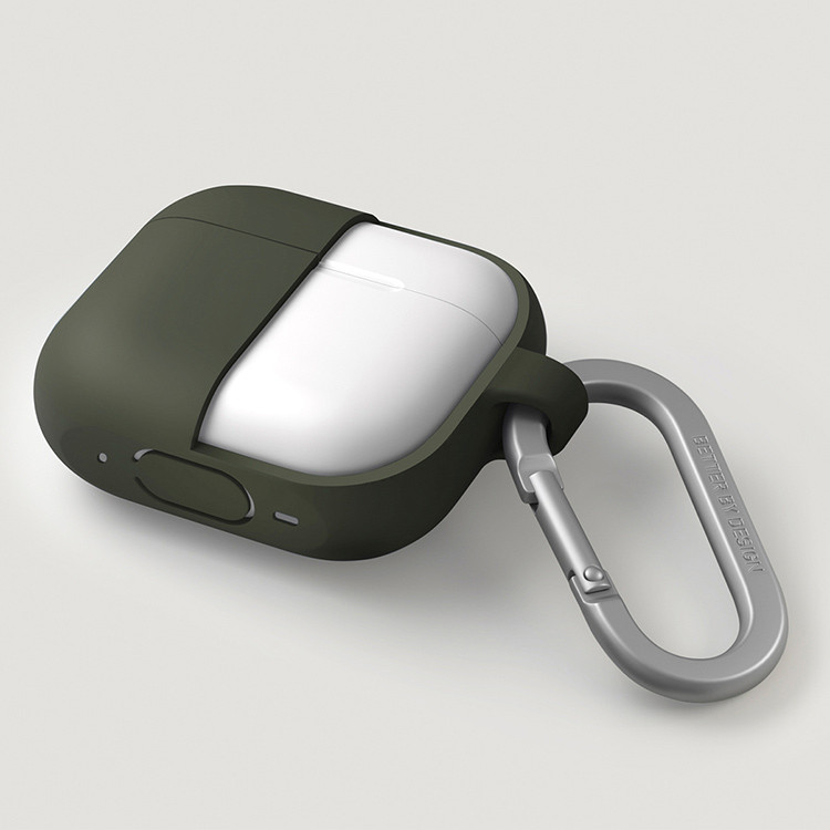 Чехол для AirPods Pro 2 UNIQ Vencer Moss Green, картинка 3