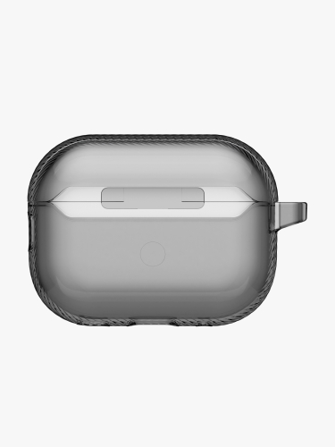 Чехол для AirPods Pro 3 UNIQ Glase Pro Glossy Smoke, картинка 3