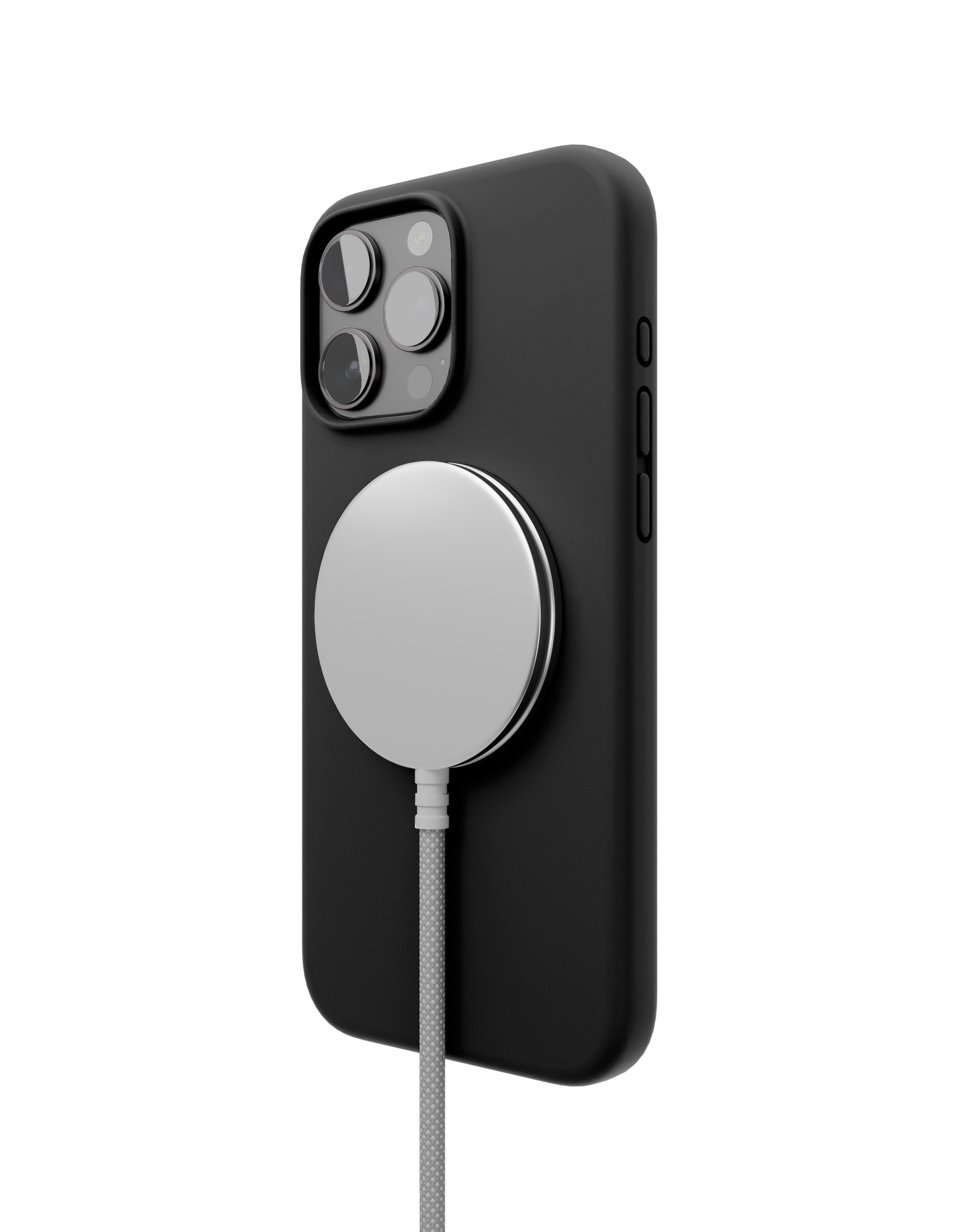 Чехол для iPhone 16 Pro VLP Aster Case c MagSafe, черный, картинка 4
