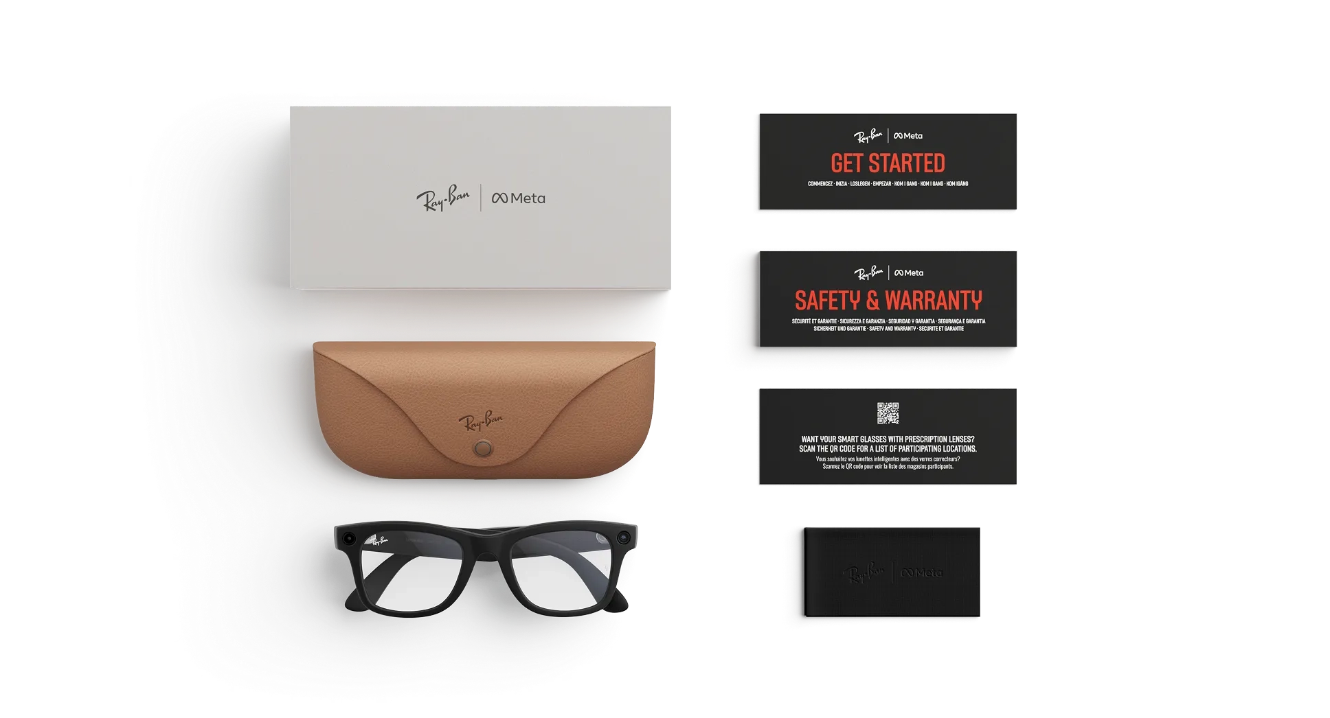 Умные очки RayBan Wayfarer RW4012 (Gen 2) Matte Black/Clear (155 - 53), картинка 5